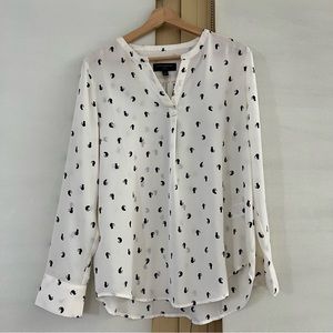 Banana republic cat sheer blouse